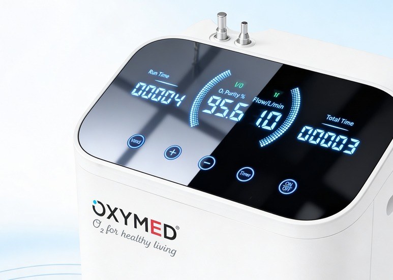 OxyMed Cure 5 LPM Oxygen Concentrator view 2